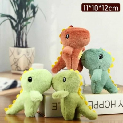 Cute Dinosaur Resin Plush Keychain for Boys - W250116