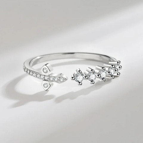 Copper1 Selling Diamond Cross Ring for Women, Stylish European-American Inspired