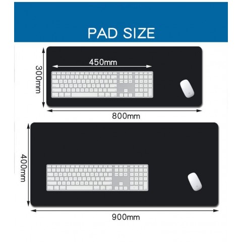 KUZK XXL Anime Mousepad for Gaming Desk Mat - Color Clouds Design