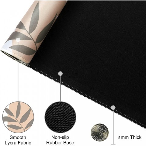 KUZK XXL Anime Mousepad for Gaming Desk Mat - Color Clouds Design