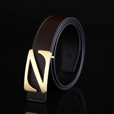 High-Quality Leather Designer Belts for Men and Women with Personalized Buckles