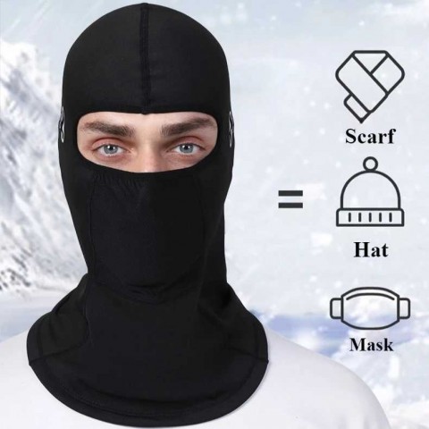Winter Warm Mens Balaclava Face Mask & Scarf W241029