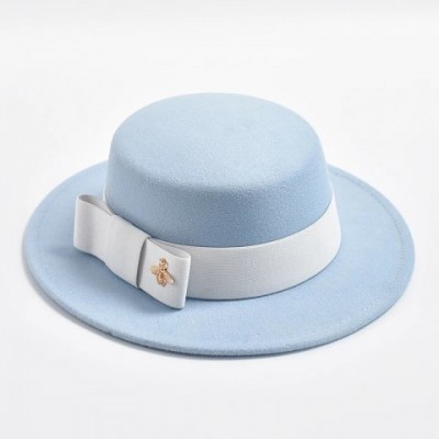 Elegant Silk Fedora Hat for Women - Stylish Wedding Party Accessory