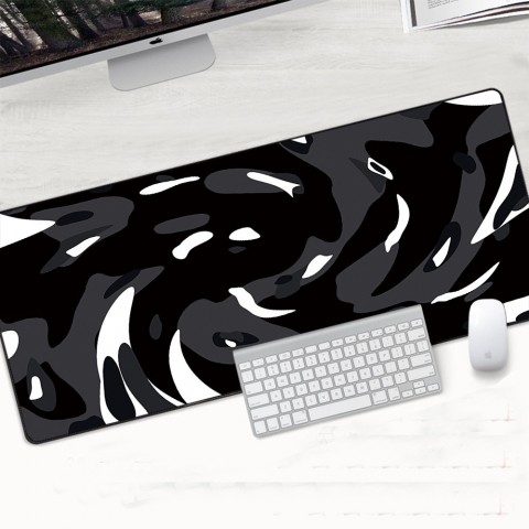 XL Gaming Mouse Pad with Non-Slip Base and Abstract Design for Precision Control