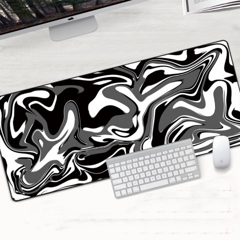 XL Gaming Mouse Pad with Non-Slip Base and Abstract Design for Precision Control