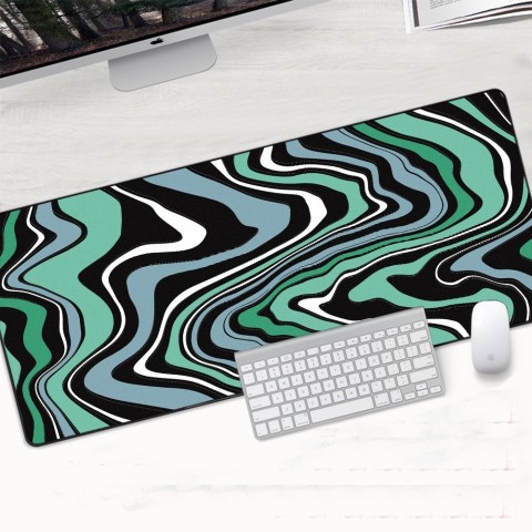 XL Gaming Mouse Pad with Non-Slip Base and Abstract Design for Precision Control