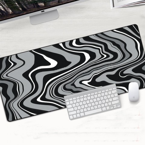 XL Gaming Mouse Pad with Non-Slip Base and Abstract Design for Precision Control