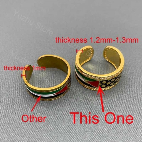 Elegant 18K Gold Plated Adjustable Band Ring with Zircon for Women