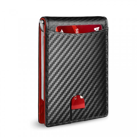 Genuine Leather Stylish Men's Wallet with RFID Blocking