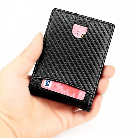Genuine Leather Stylish Men's Wallet with RFID Blocking