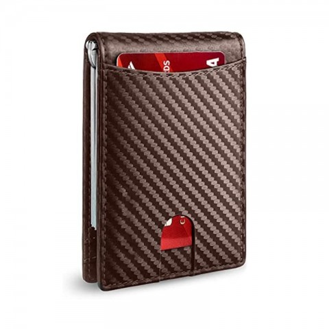 Genuine Leather Stylish Men's Wallet with RFID Blocking