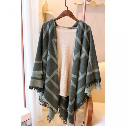 Brand Totem Luxury Cashmere Pashmina Scarf for Women - Simple Stripe Design