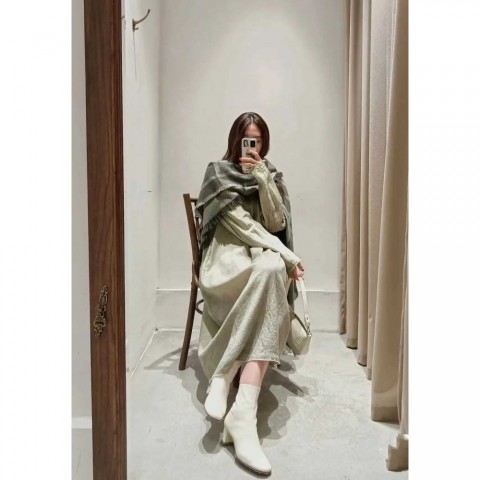 Brand Totem Luxury Cashmere Pashmina Scarf for Women - Simple Stripe Design