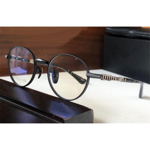 New Retro Punk Style Titanium Frame Optical Glasses - Clear Lens with UV400 Protection