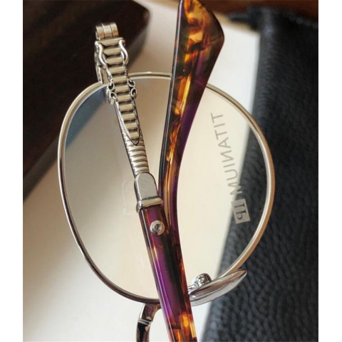 New Retro Punk Style Titanium Frame Optical Glasses - Clear Lens with UV400 Protection