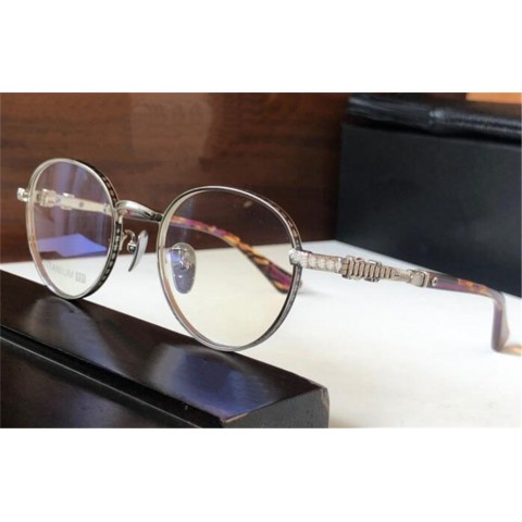 New Retro Punk Style Titanium Frame Optical Glasses - Clear Lens with UV400 Protection