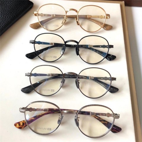 New Retro Punk Style Titanium Frame Optical Glasses - Clear Lens with UV400 Protection