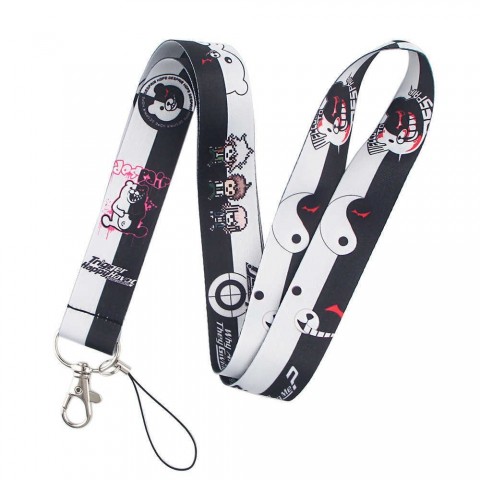 Anime Kimetsu No Yaiba & Danganronpa Lanyards, 20pcs/lot, Trendy Keychain Accessories for Collectors