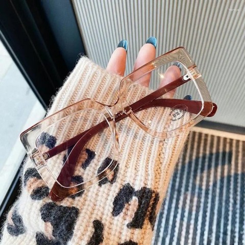 XGNVPY Women's Trendy Anti-Blue Light Big Square Sunglasses
