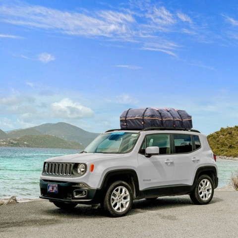 550L Waterproof Anti-Slip Car Rooftop Luggage Storage Bag with Reinforced Straps