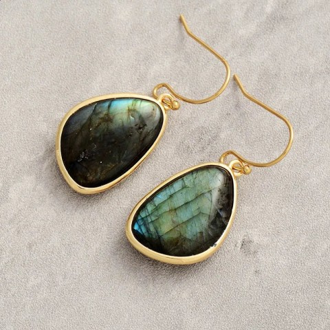 Bohemian Elonga Stone Dangle Earrings for Women
