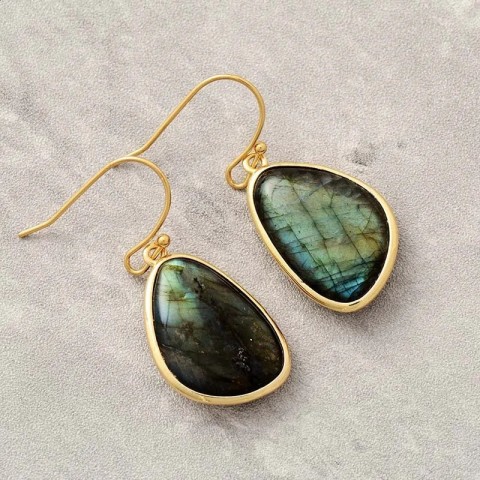 Bohemian Elonga Stone Dangle Earrings for Women