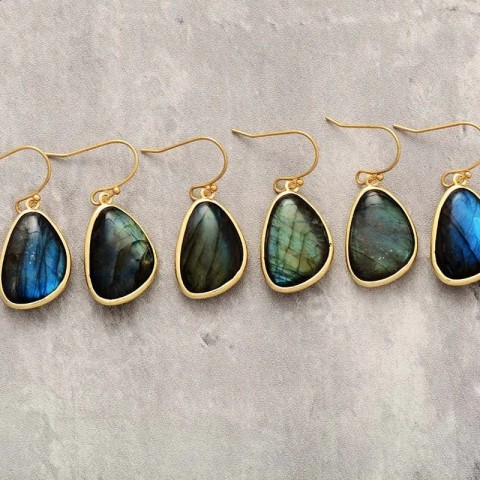 Bohemian Elonga Stone Dangle Earrings for Women