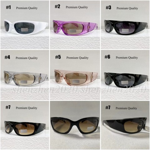 Luxury Curved Sunglasses with UV380 Protection for Women - Gift Box Included