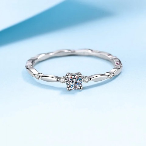 S925 Sterling Silver Solitaire Cowboy Ring for Men