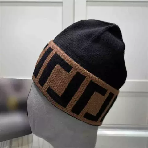 Luxury Unisex Knitted Beanie Hats with Letter Design