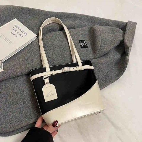 Totes Chic Contrast Color Bucket Bag for Women 2025 Fashion Shoulder & Handbag