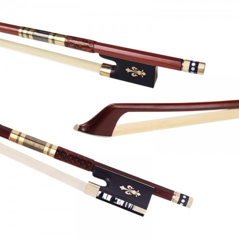 Versatile Brazilian Wood Violin Bow for 1/24, 1/4, 1/2 Sizes