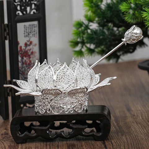 ACRDDK Women's Vintage Wedding Hair Stick Set - Gold & Silver Color Bun Holders