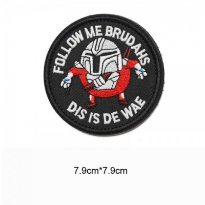 Funny Frog Knife Patch - Durable Embroidered Applique for Men's Tactical Gear