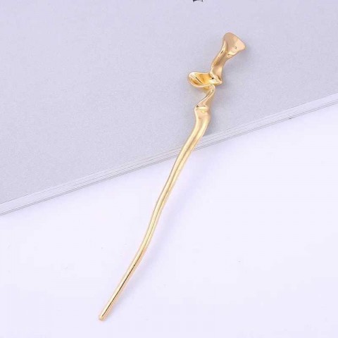 Elegant Women's Chinese Style Metal Hairpin Stick
