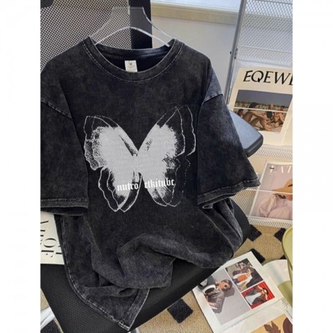 Luxury Men's Crew Neck Cotton T-Shirts with Letter Print
