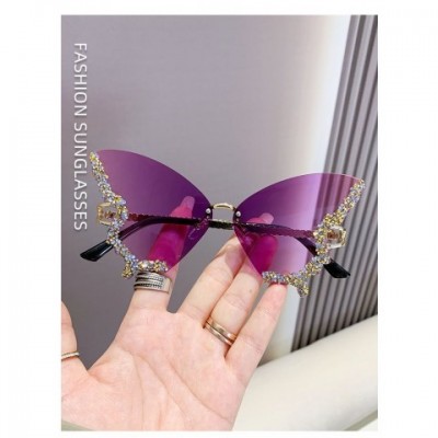 Butterfly Shape UV Protection Sunglasses for Women - 2024 Trendy Retro Style