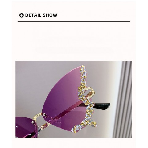 Butterfly Shape UV Protection Sunglasses for Women - 2024 Trendy Retro Style