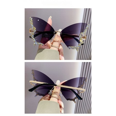 Butterfly Shape UV Protection Sunglasses for Women - 2024 Trendy Retro Style