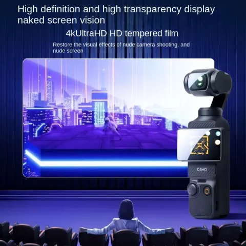 DJI Pocket 3 Ultrathin Clear Tempered Glass Screen & Lens Protector