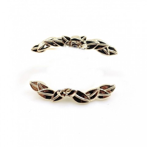 New Fashion Women's Diamond Brooch - Elegant Personality Accessories in Red Gold and Silver