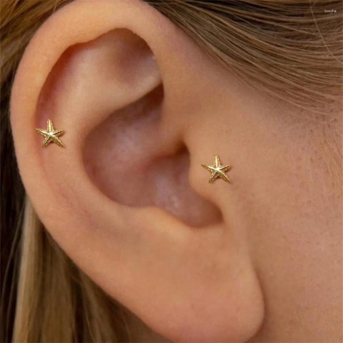 ROXI Women's Sterling Silver Starfish Waterdrop Stud Earrings