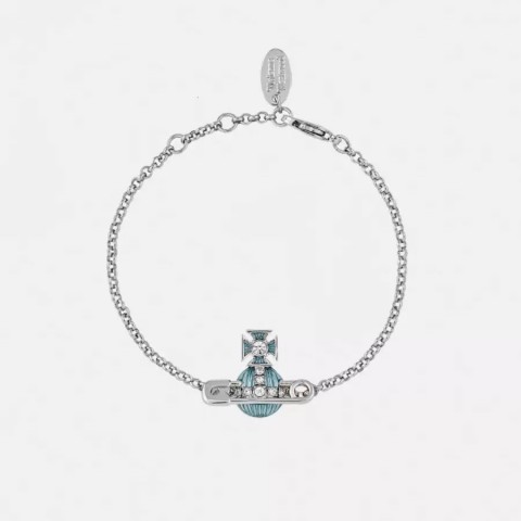 Designer Vivienme Empress Lacquer Charm Bracelet for Women