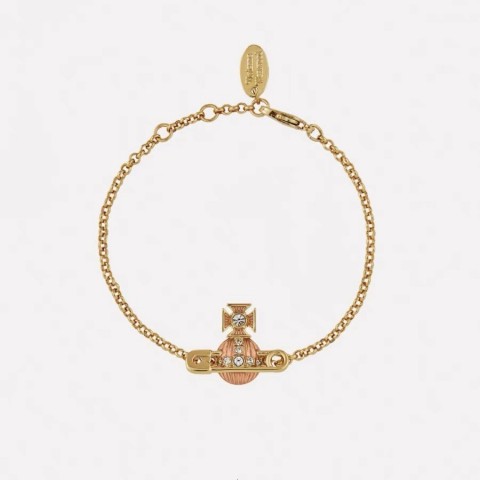 Designer Vivienme Empress Lacquer Charm Bracelet for Women