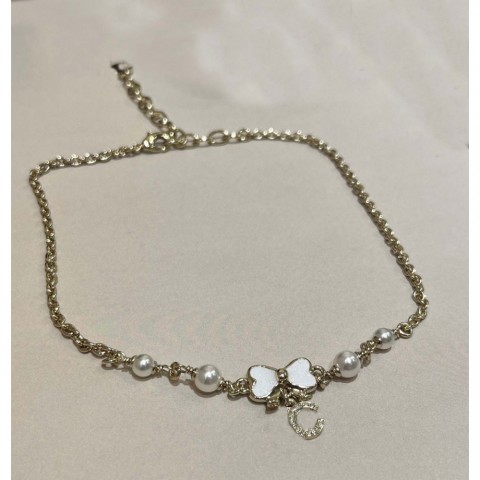 Luxury 18K Gold Plated Shell Charm Necklace for Women PS6415A