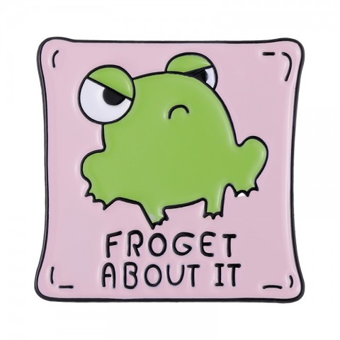 Creative Alloy Animal Frog Brooch - Unisex Cute Cartoon Jewelry for Gifts