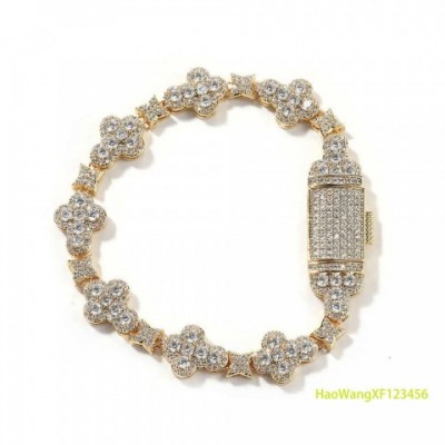 Elegant 10mm Cross Micro-Dia Bracelet for Unisex