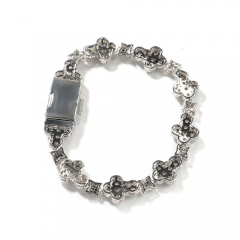 Elegant 10mm Cross Micro-Dia Bracelet for Unisex