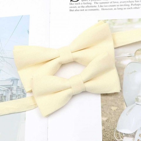 Luxury Bamboo Fiber Bow Tie for Men, Lavender Letter Print, Business Novelty Cravat X241109