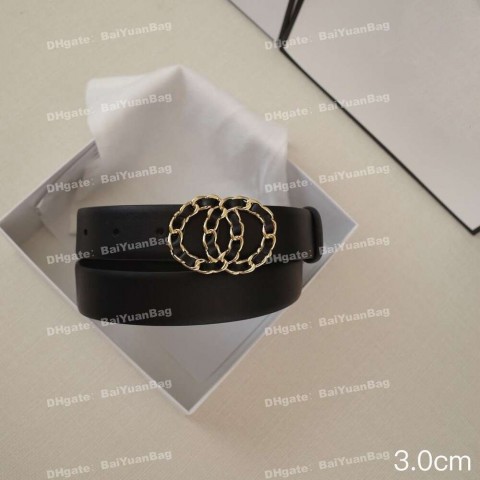 Luxury Vintage Letter Buckle Leather Belt for Unisex
